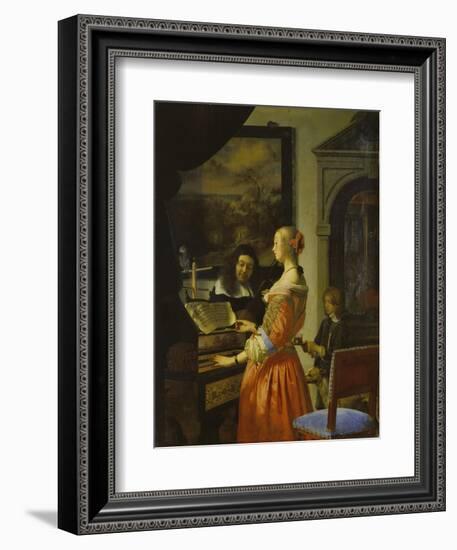 Chamber Music Concert, 1658-Frans Van Mieris-Framed Giclee Print