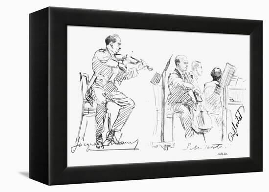 Chamber Musicians, c1935-Hilda Wiener-Framed Premier Image Canvas