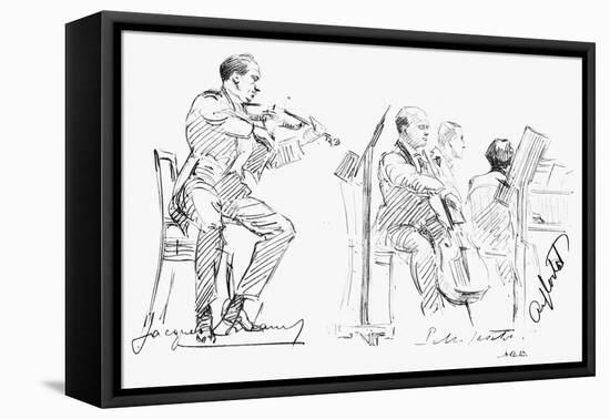 Chamber Musicians, c1935-Hilda Wiener-Framed Premier Image Canvas