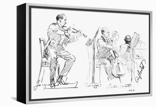 Chamber Musicians, c1935-Hilda Wiener-Framed Premier Image Canvas