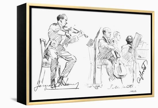 Chamber Musicians, c1935-Hilda Wiener-Framed Premier Image Canvas