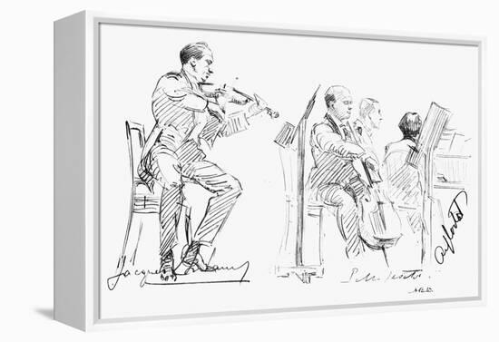 Chamber Musicians, c1935-Hilda Wiener-Framed Premier Image Canvas