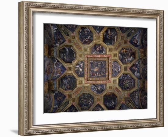 Chamber of Amor and Psyche, Frescoed Ceiling-Giulio Romano-Framed Giclee Print