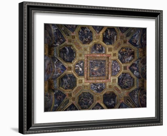 Chamber of Amor and Psyche, Frescoed Ceiling-Giulio Romano-Framed Giclee Print