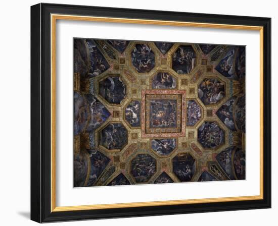 Chamber of Amor and Psyche, Frescoed Ceiling-Giulio Romano-Framed Giclee Print
