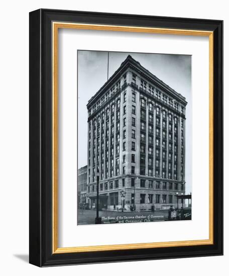 Chamber of Commerce Building, Tacoma, WA, Circa 1920s-Marvin Boland-Framed Giclee Print