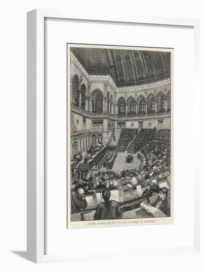 Chamber of Deputies, Rome-null-Framed Art Print