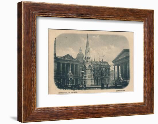 Chamberlain Square, Birmingham, c1905-Unknown-Framed Photographic Print