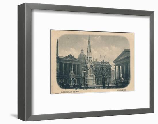 Chamberlain Square, Birmingham, c1905-Unknown-Framed Photographic Print