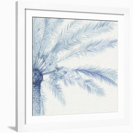 Chambray Palms II-Megan Meagher-Framed Art Print