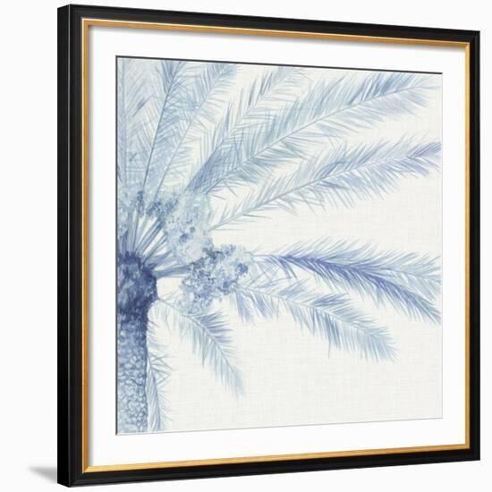 Chambray Palms II-Megan Meagher-Framed Art Print