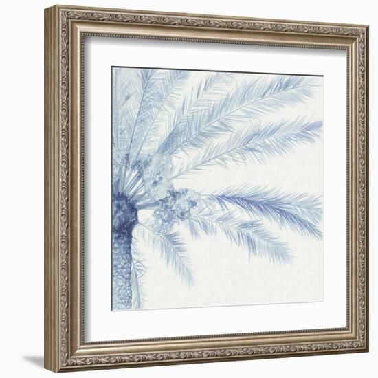 Chambray Palms II-Megan Meagher-Framed Art Print