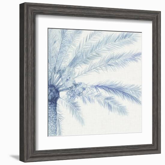 Chambray Palms II-Megan Meagher-Framed Art Print