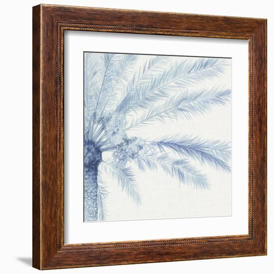 Chambray Palms II-Megan Meagher-Framed Art Print