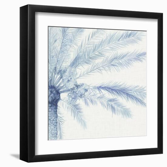 Chambray Palms II-Megan Meagher-Framed Art Print