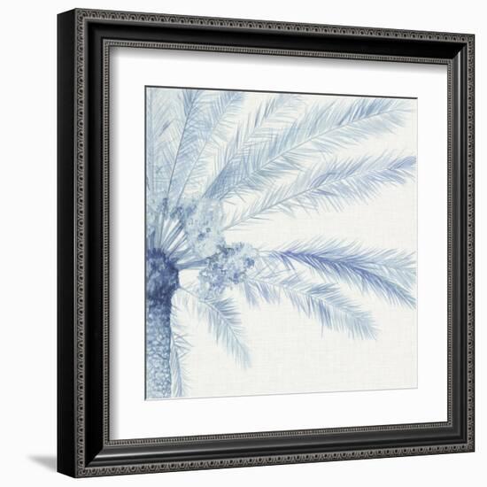 Chambray Palms II-Megan Meagher-Framed Art Print