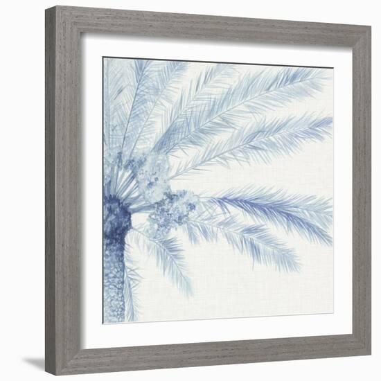 Chambray Palms II-Megan Meagher-Framed Art Print