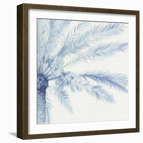 Chambray Palms II-Megan Meagher-Framed Art Print