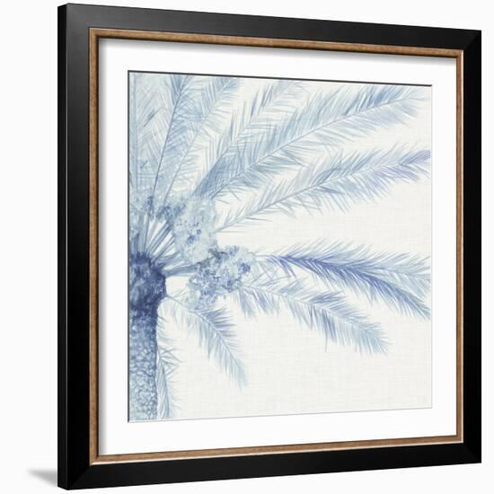 Chambray Palms II-Megan Meagher-Framed Art Print