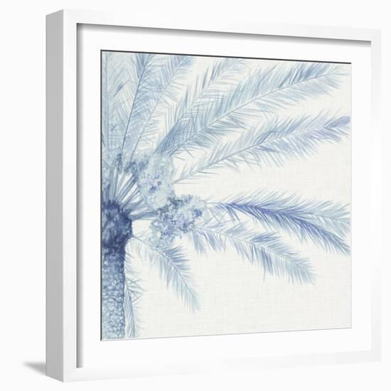 Chambray Palms II-Megan Meagher-Framed Art Print