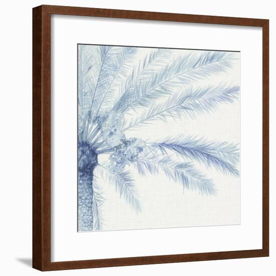 Chambray Palms II-Megan Meagher-Framed Art Print