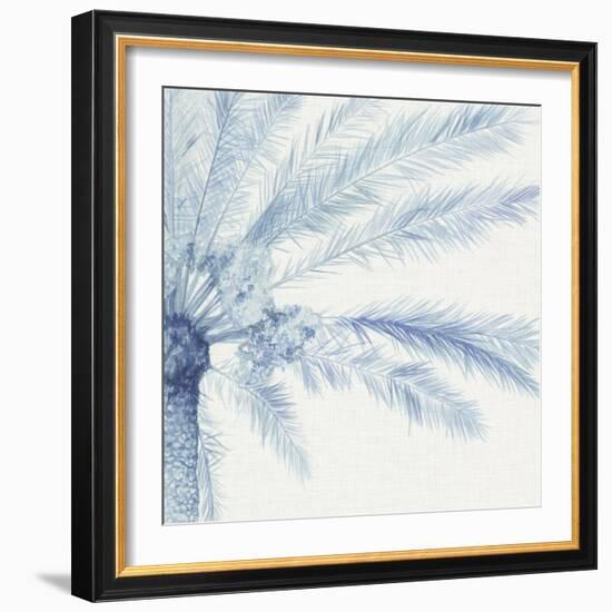 Chambray Palms II-Megan Meagher-Framed Art Print