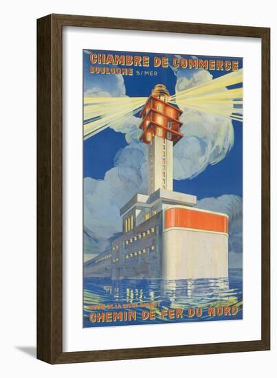 Chambre De Commerce Boulogne-sur-Mer Travel Poster-Gustave Umbdenstock-Framed Giclee Print