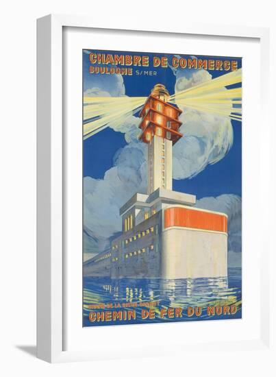 Chambre De Commerce Boulogne-sur-Mer Travel Poster-Gustave Umbdenstock-Framed Giclee Print