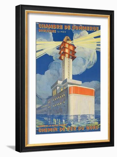 Chambre De Commerce Boulogne-sur-Mer Travel Poster-Gustave Umbdenstock-Framed Giclee Print