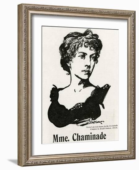 Chaminade (1861-1944)-Joseph Simpson-Framed Art Print