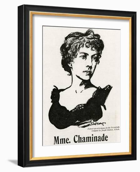 Chaminade (1861-1944)-Joseph Simpson-Framed Art Print