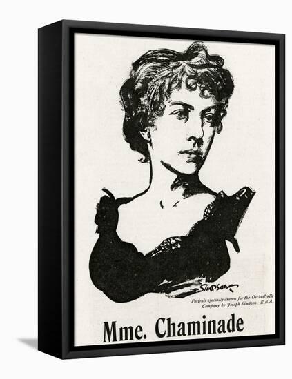 Chaminade (1861-1944)-Joseph Simpson-Framed Stretched Canvas