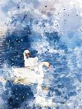 Swans II-Chamira Young-Art Print