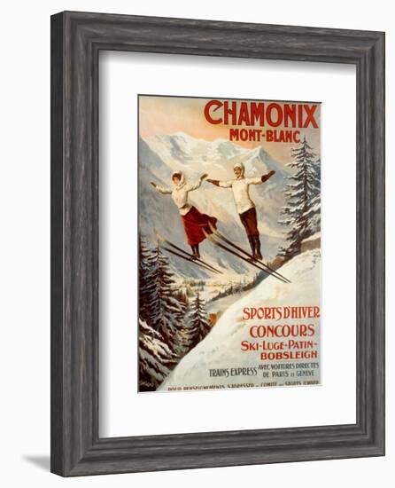 Chamonix, Mont Blanc-Francisco Tamagno-Framed Art Print