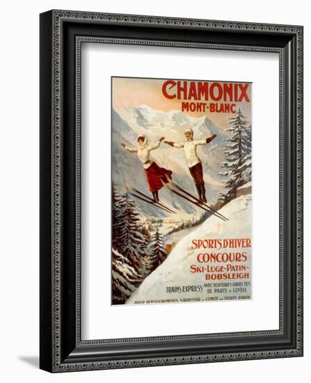 Chamonix, Mont Blanc-Francisco Tamagno-Framed Art Print