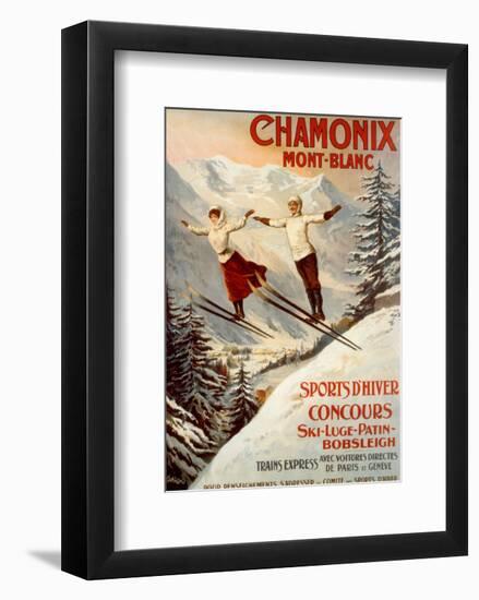 Chamonix, Mont Blanc-Francisco Tamagno-Framed Art Print