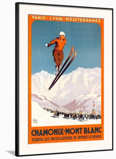 Chamonix, Mont Blanc-Alo (Charles-Jean Hallo)-Framed Art Print