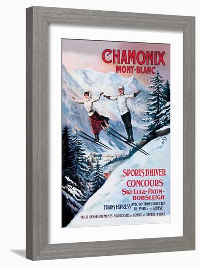 Chamonix Mont-Blanc-Francisco Tamagno-Framed Art Print