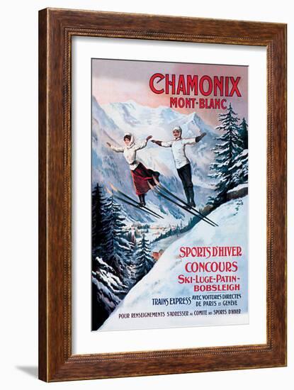 Chamonix Mont-Blanc-Francisco Tamagno-Framed Art Print