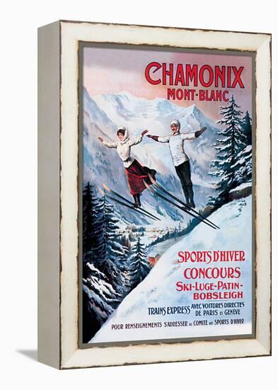 Chamonix Mont-Blanc-Francisco Tamagno-Framed Stretched Canvas