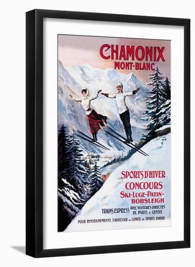 Chamonix Mont-Blanc-Francisco Tamagno-Framed Art Print