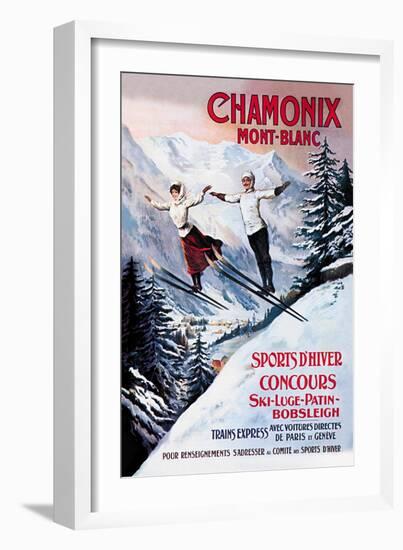 Chamonix Mont-Blanc-Francisco Tamagno-Framed Art Print