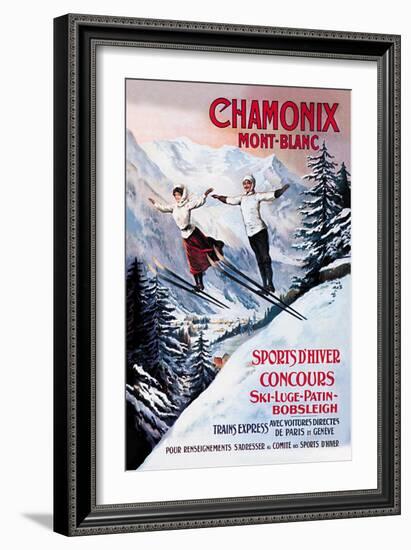 Chamonix Mont-Blanc-Francisco Tamagno-Framed Art Print