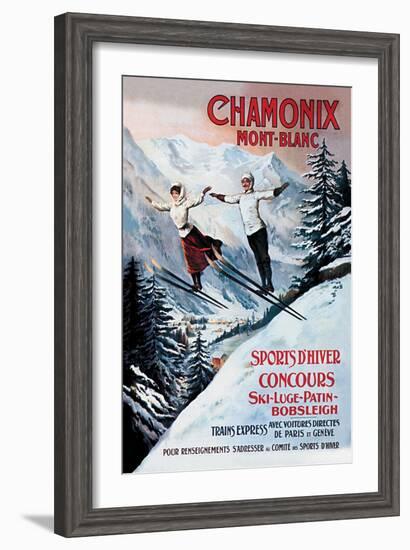 Chamonix Mont-Blanc-Francisco Tamagno-Framed Art Print