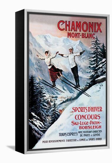 Chamonix Mont-Blanc-Francisco Tamagno-Framed Stretched Canvas