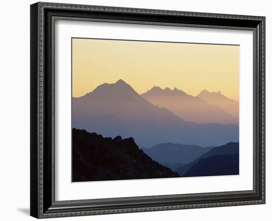 Chamonix Valley in Early Morning Sun, Chamonix, French Alps, France, Europe-Jochen Schlenker-Framed Photographic Print