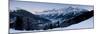 Chamonix Valley, Mont Blanc and the Mont Blanc Massif Range of Mountains-Gavin Hellier-Mounted Photographic Print