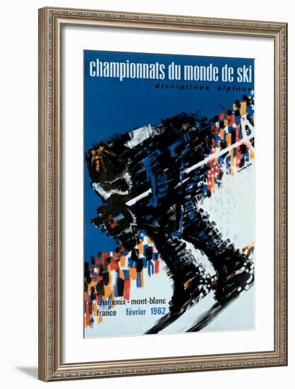 Chamonix World Championships-Constantin-Framed Giclee Print