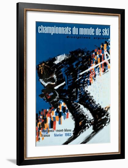 Chamonix World Championships-Constantin-Framed Giclee Print