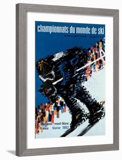 Chamonix World Championships-Constantin-Framed Giclee Print